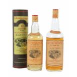 2 Flaschen Glenmorangie wohl 1960/70er Jahre, Highland Malt, Scotch Whisky, 10 years old, 43%