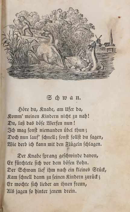 Fünfzig Fabeln für Kinder In Bildern, gezeichnet von Otto Speckter, o.J., um 1850, mit zahlr. - Image 3 of 3