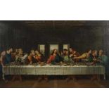 Tholey Maler und Zeichner des 19. Jh., Anhänger der Nazarener. "Das Abendmahl", Christus und seine
