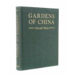 Sirén, Osvald Gardens of China, New York, Ronald Press, 1949, mit zahlr. meist s/w Textabb. und