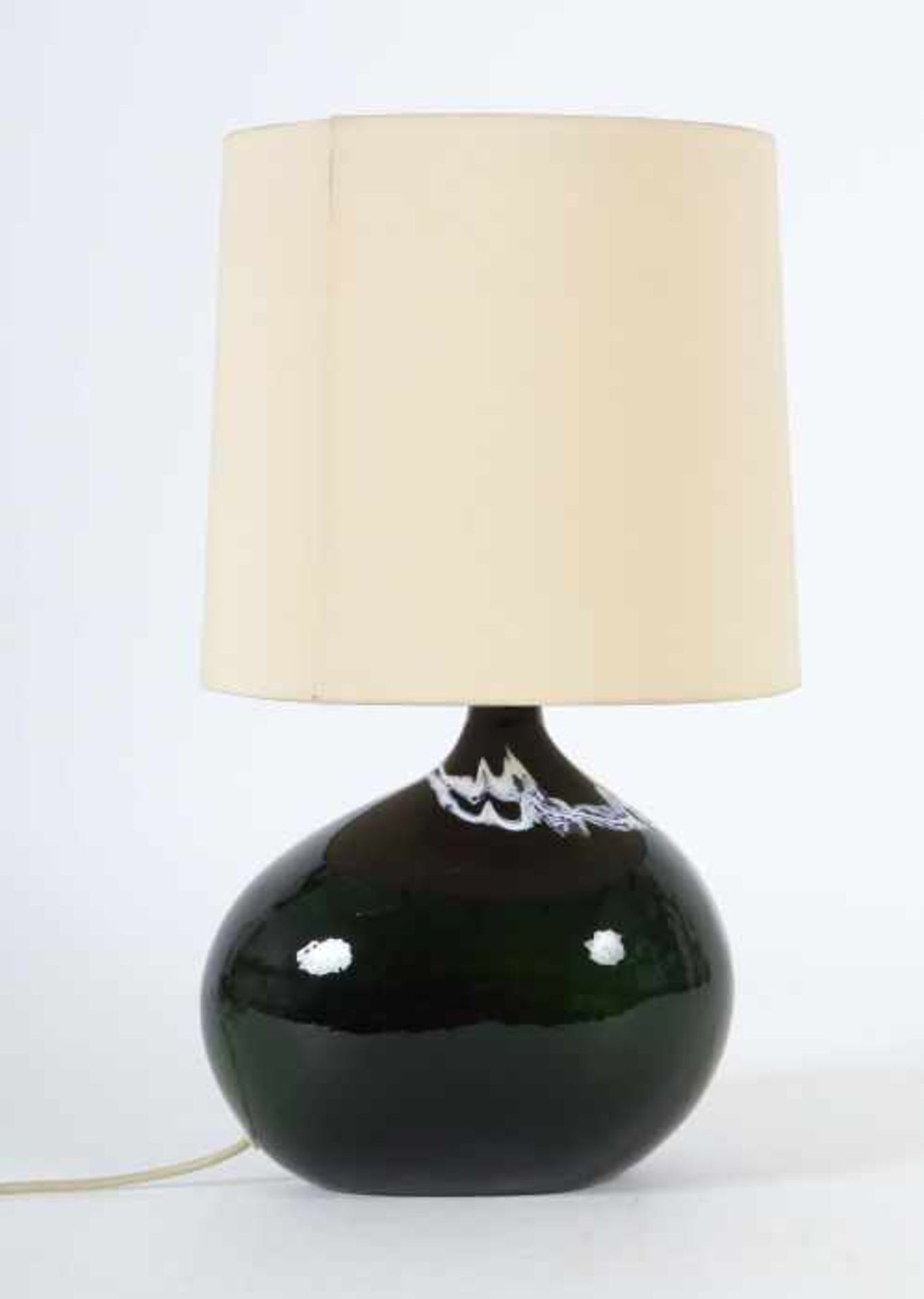 Bang, Michael 1942-2013, dänischer Glasdesigner. Tischlampe "Assymetrisk", Entwurf 1973, Ausführung: - Bild 2 aus 2