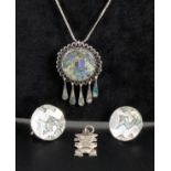 4 TEILE MEXIKANISCHER SILBERSCHMUCK Brutto ca. 22g 4 MEXICAN SILVER JEWELLERY ITEMS Gross weight ca.