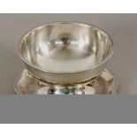 CHRISTOFLE SAUCENSCHALE Versilbert, Herstellermarken. H.8cm, D.14cm A CHRISTOFLE SAUCE BOWL Silver-