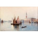 GOZZARD, JAMES WALTER Britischer Maler 1888 - 1950 Blick auf den Dogenpalast in Venedig.