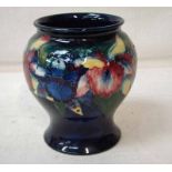 A William Moorcroft Orchid pattern vase, pre 1950 signed in blue with initials, facsimile