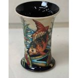 A modern Moorcroft pottery limited edition Derwent pattern vase by Philip Gibson, signed and dated