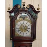 A George III mahogany eight day longcase clock by Major Schofield, Rochdale (1730-1760), with