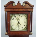 Henry Rowley of Shrewsbury, an early 19th century oak and mahogany longcase clock, the hood with