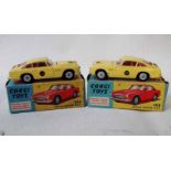 Two boxed Corgi diecast vehicles, both are Aston Martin D.B.4 218 (2)