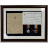 ARCHIE HEGARTY (MERCHANT NAVY) British War Medal and Mercantile Marine War Medal, board of Trade