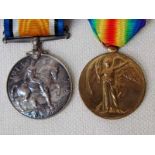 A 19140-1918 War Medal and a Victory Medal 25341 SJT. A. HAMILTON. E. LAN. R. (2)