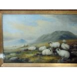 M Jackson, British Highland Landscape with Cattle Resting, signed oil on canvas, and another by