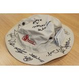 Signed hat by the 2015 Australian Cricket Team