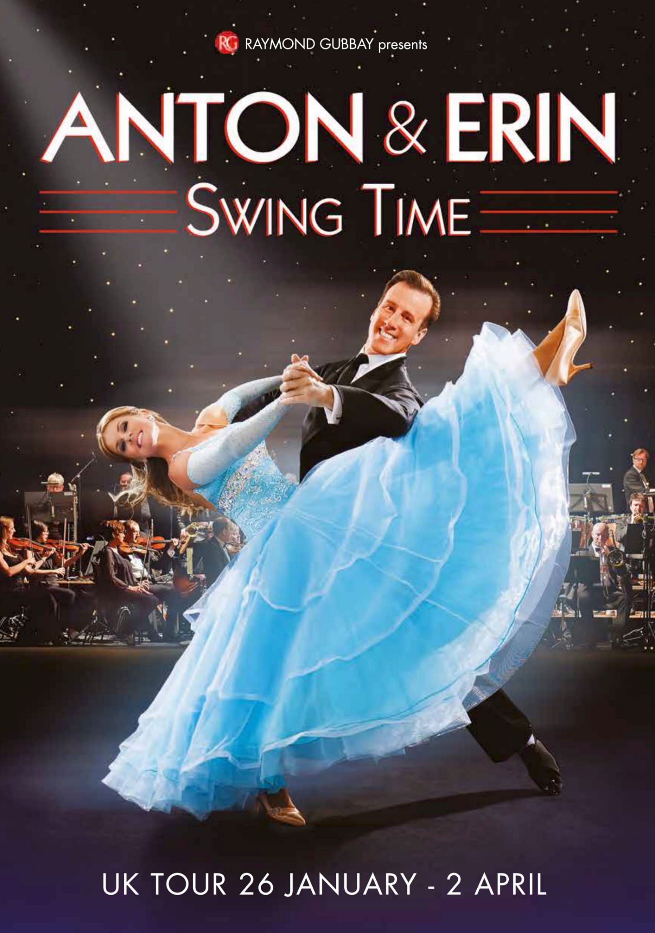 Strictly Come Dancing Star Anton du Beke invites 2 guests to meet him on his tour of Swing Time