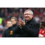 Meet legendary former Manchester United manager Sir Alex Ferguson, game & hospitality Old Trafford