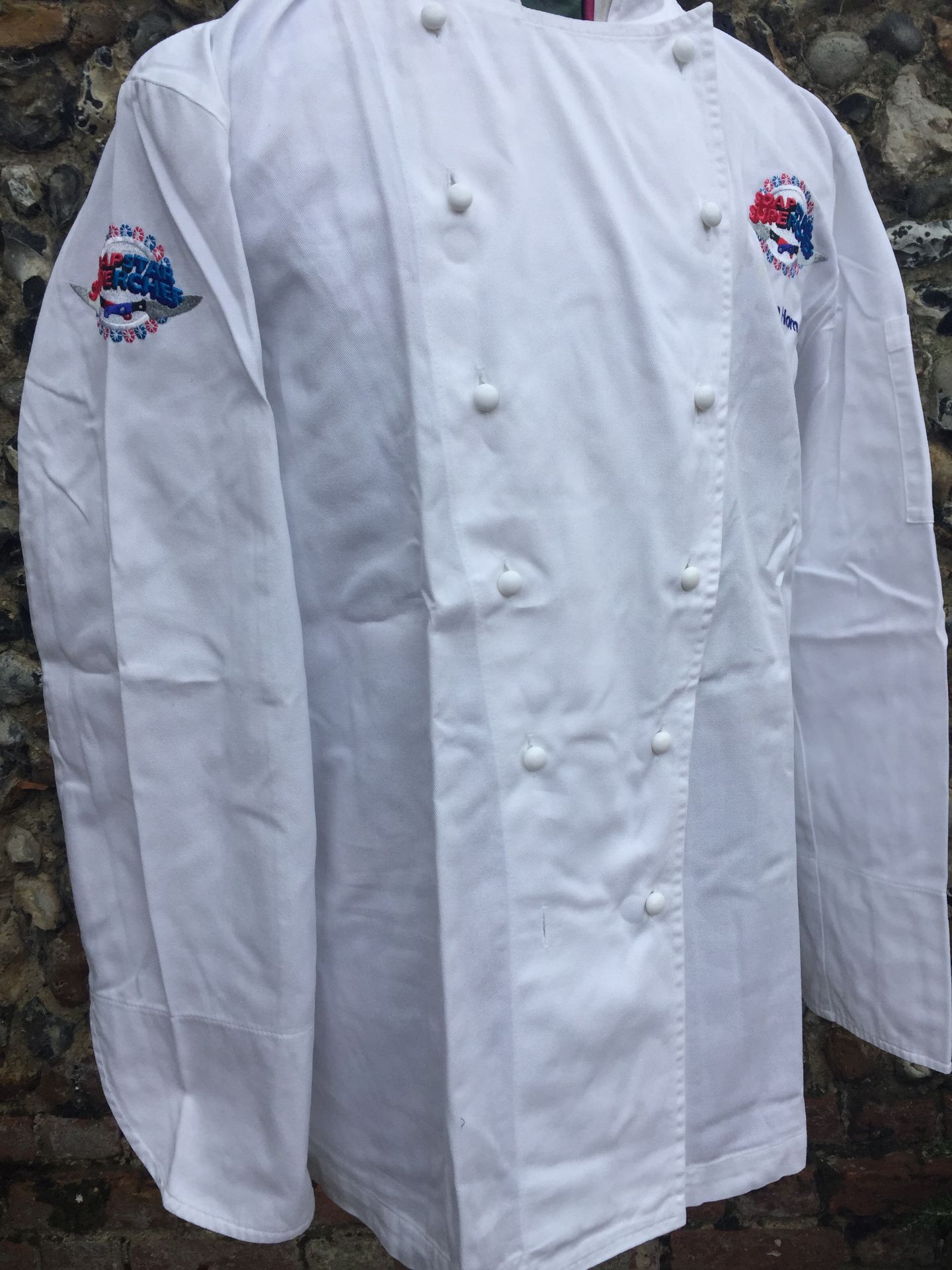 Own Chef Ken Hom OBE own celebrity chef white jacket - Image 6 of 6