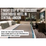 Courthouse Shoreditch Hotel – once home to the Kray brothers invites two people for two nights