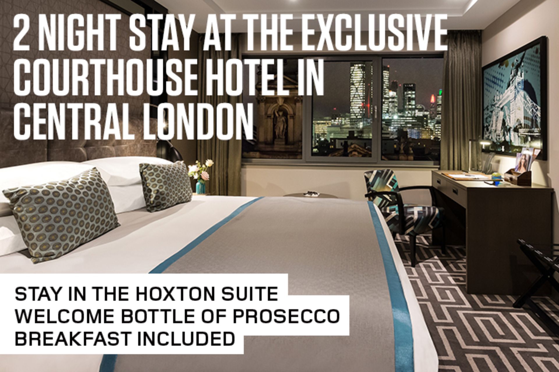 Courthouse Shoreditch Hotel – once home to the Kray brothers invites two people for two nights