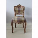 A British heather tweed occasional chair