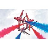 Limited edition signed Red Arrows print