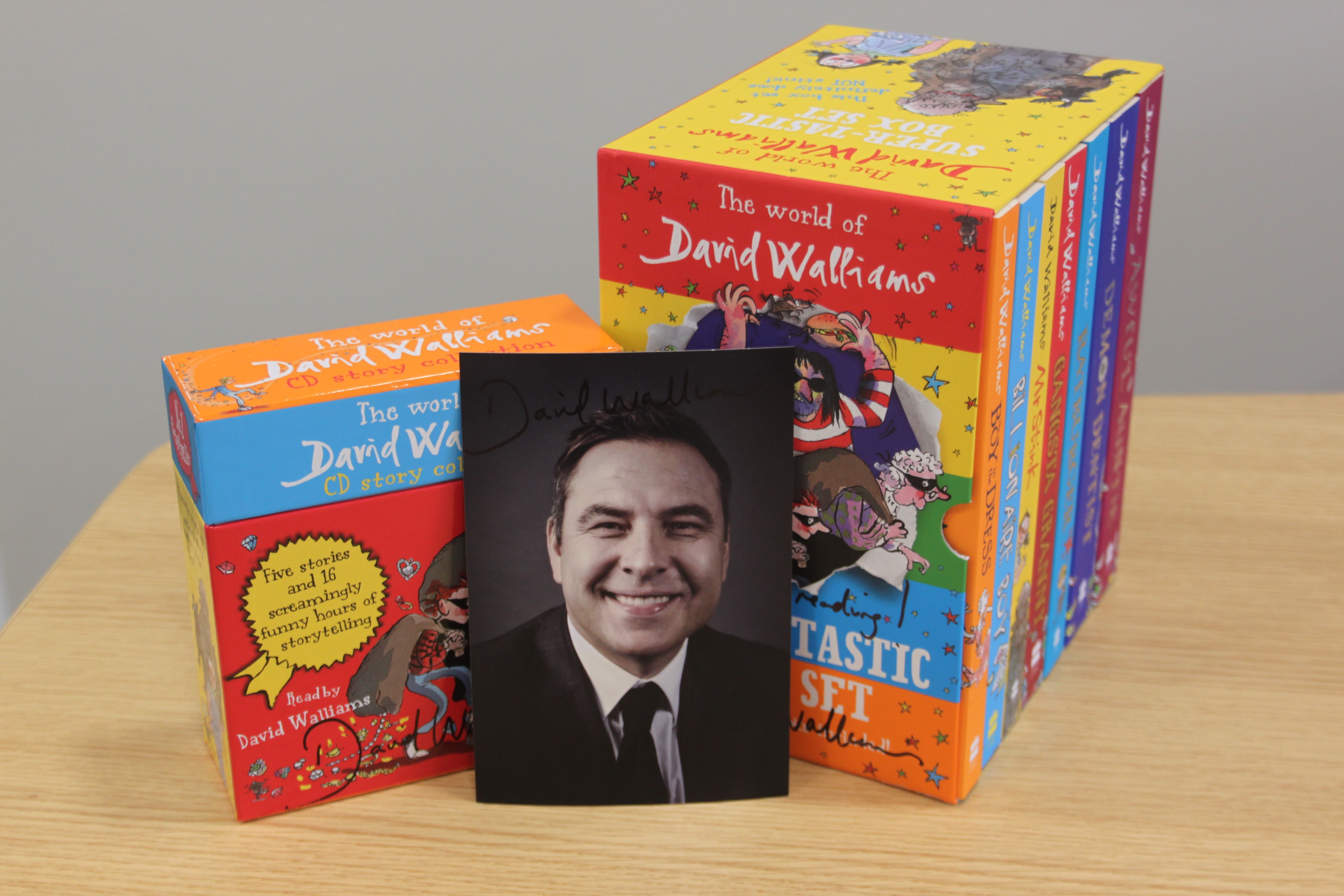 David Walliams personally donates his signed collection of books, audio CD & signed photograph. - Image 8 of 8