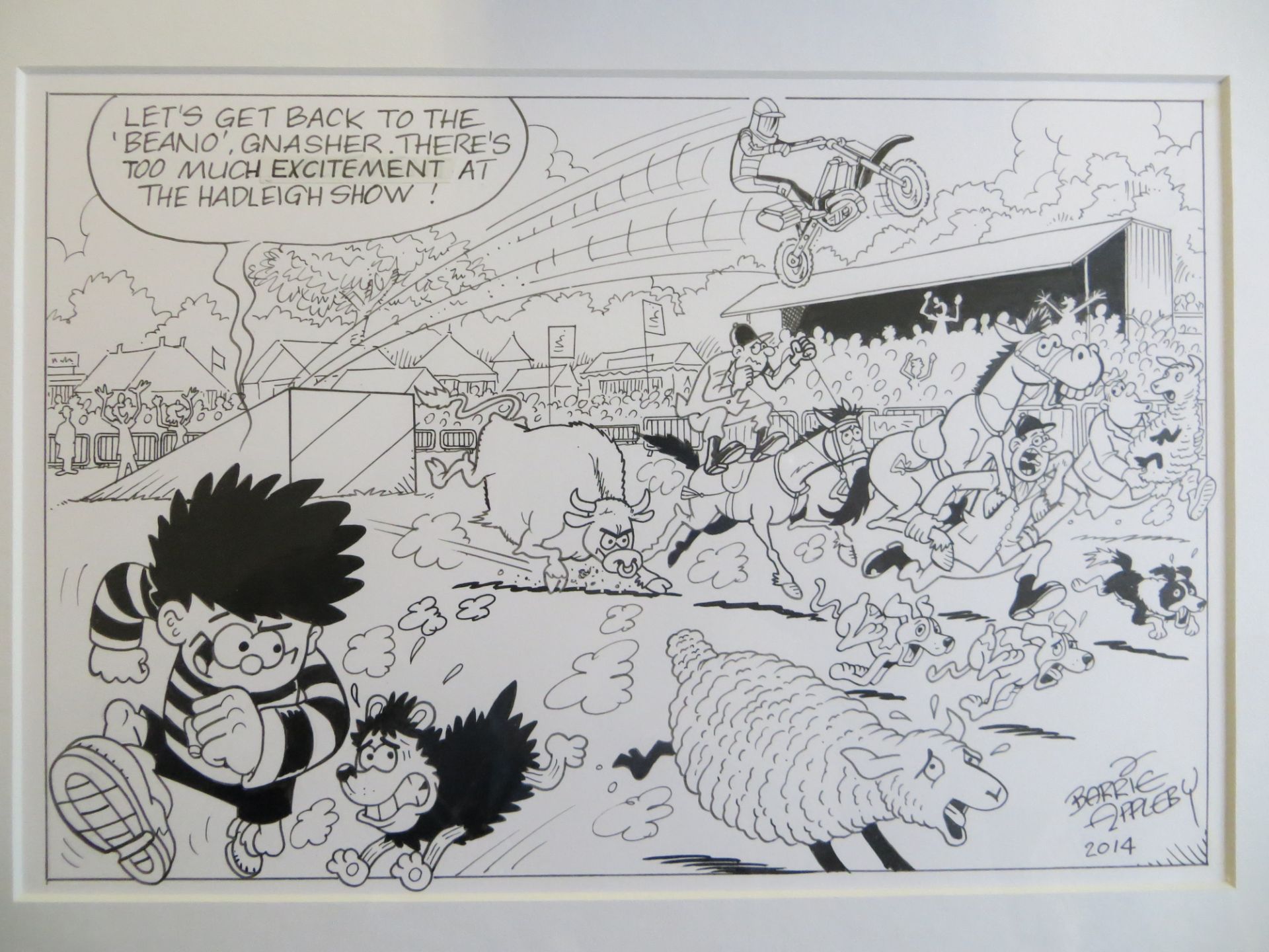 Star in your own comic picture courtesy of Beano artist Barrie Appleby