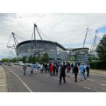 Manchester City v West Bromwich Albion with hospitality for two guests of LG