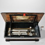 Mermod Freres Twelve-air Cylinder Musical Box, no. 775, Switzerland, 19th century, 13 1/2-in.