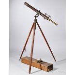 Maison Lerebours and Secretan 3-inch Refractor Telescope, Paris, second half 19th century, 41-in.