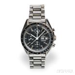 Omega Speedmaster Automatic Stainless Steel Chronograph Wristwatch, 17-jewels, calibre 1045,