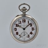 Vacheron & Constantin Corps of Engineers Pocket Watch, Geneve, Switzerland, no. 1224, white enameled