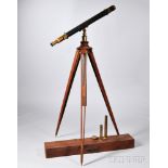 Maison Lerebours and Secretan 2 1/2-inch Telescope, Paris, France, 19th century, with a 41-in.