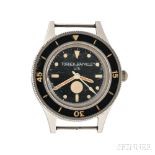 Tornek-Rayville TR-900 Dive Watch, c. 1965, rare stainless steel water-resistant antimagnetic dive