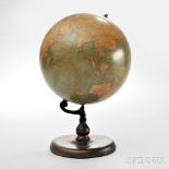 Official R.E. Byrd Expedition Globe and Pamphlet, Barowe, Inc., Chicago, Illinois, composed of