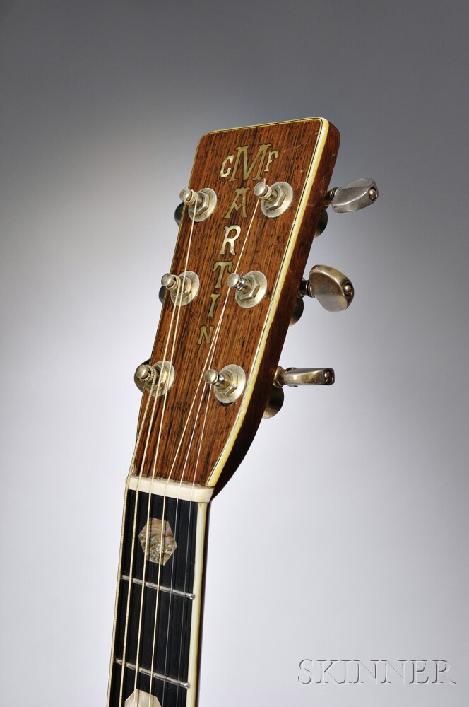 C.F. Martin & Co. D-45 Acoustic Guitar, 1941, serial no 78631, with later case. C.F. Martin & Co. - Image 9 of 10