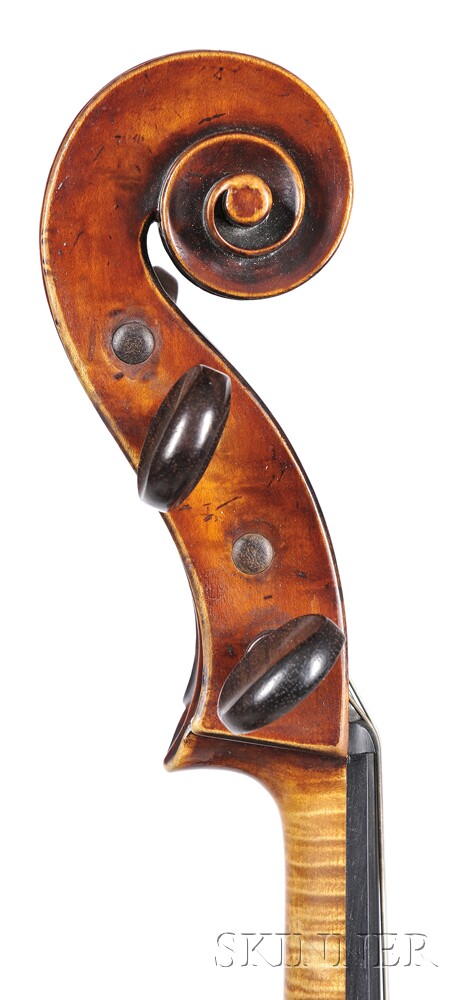 Austrian Violoncello, Gabriel Lembock, Vienna, 1846, labeled Gabrielis Lembock fecit / Viennae - Image 3 of 3