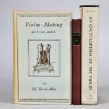 Three Violin-related Books, including: Saint-George, Henry, The Bow, Heron-Allen, Ed., Violin-
