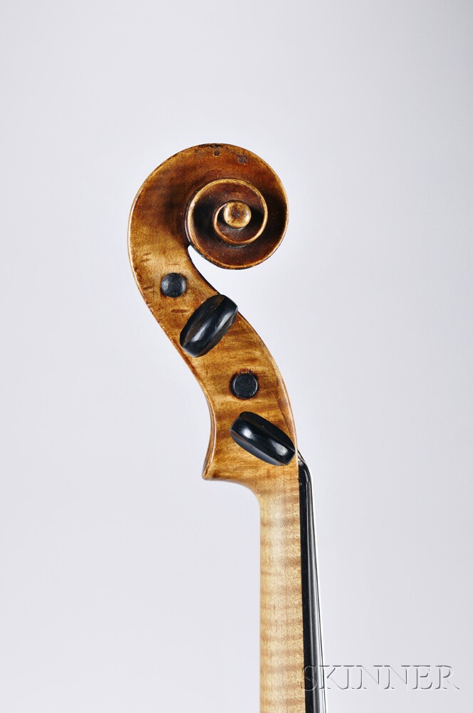 American Violin, John W. Shumway, 1905, bearing the maker's manuscript label, length of back 356 mm. - Image 2 of 3