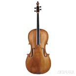 American Church Bass, c. 1850, length of back 780 mm. American Church Bass, c. 1850, length of