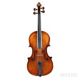 English Violin, Ernest S. Nunn, Essex, 1958, bearing the maker's manuscript label, length of back