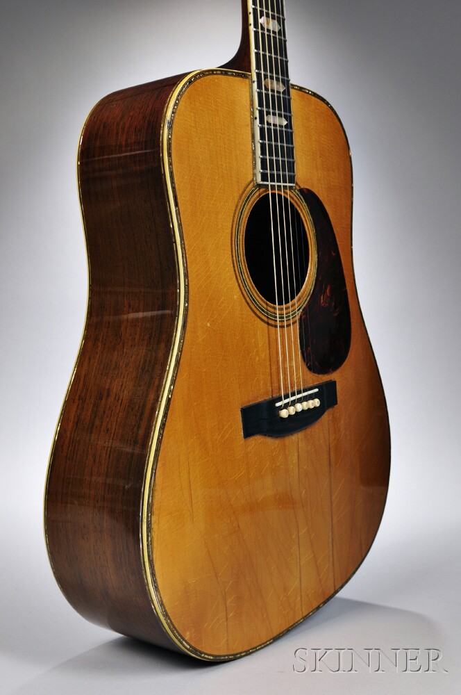 C.F. Martin & Co. D-45 Acoustic Guitar, 1941, serial no 78631, with later case. C.F. Martin & Co. - Image 7 of 10