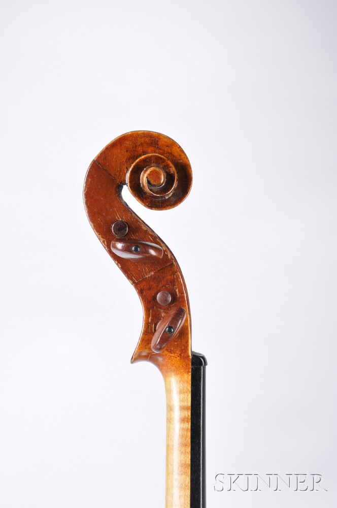 Violin, Attributed to Raffaele & Antonio Gagliano, Naples, 1840, labeled RAFFAELE ED ANTONIO - Image 3 of 3