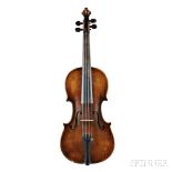 Czech Three-quarter Size Violin, labeled CARL NEUMANN / Reproduction of / Joh. Bapt. Schweitzer /