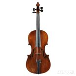 German Violin, Johann Mahlke, Berlin, 1892, bearing the maker's manuscript label, length of back 360