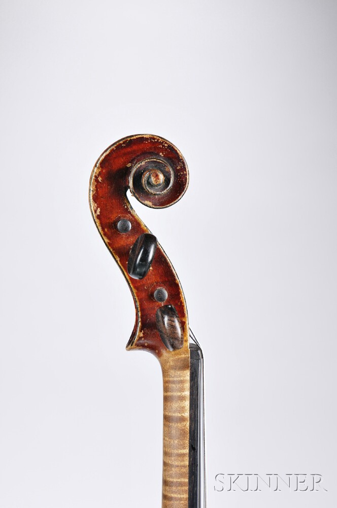 French Violin, Gand & Bernardel Fres, 1888, labeled GAND & BERNARDEL FRES / Luthiers du - Image 3 of 3