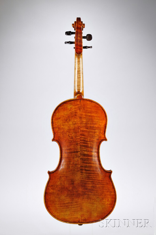 Contemporary Viola, Attributed to Otto Erdesz, unlabeled, length of back 417 mm, with case and - Image 3 of 3