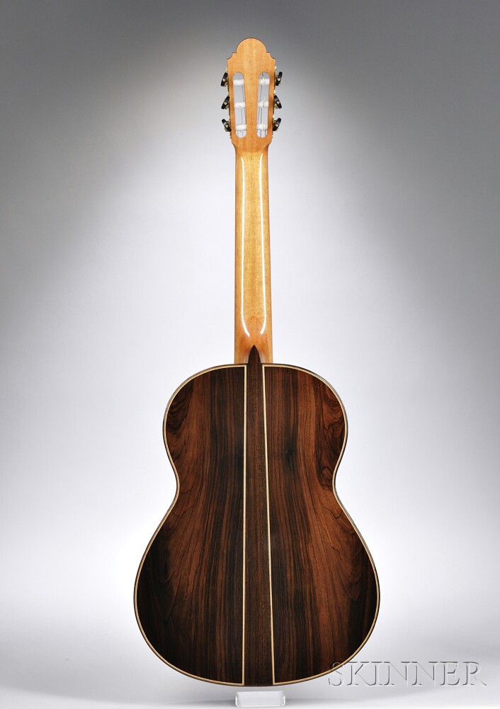 Spanish Classical Guitar, Antonio Marin Montero, Granada, 2007, no. 853, bearing the maker's label - Image 2 of 2