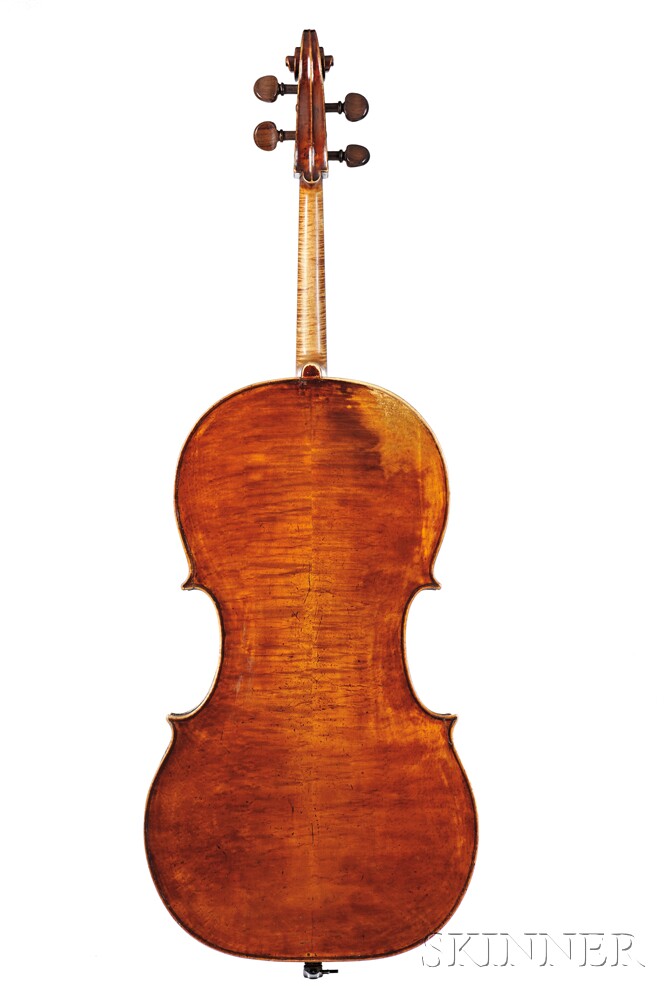 Austrian Violoncello, Gabriel Lembock, Vienna, 1846, labeled Gabrielis Lembock fecit / Viennae - Image 2 of 3