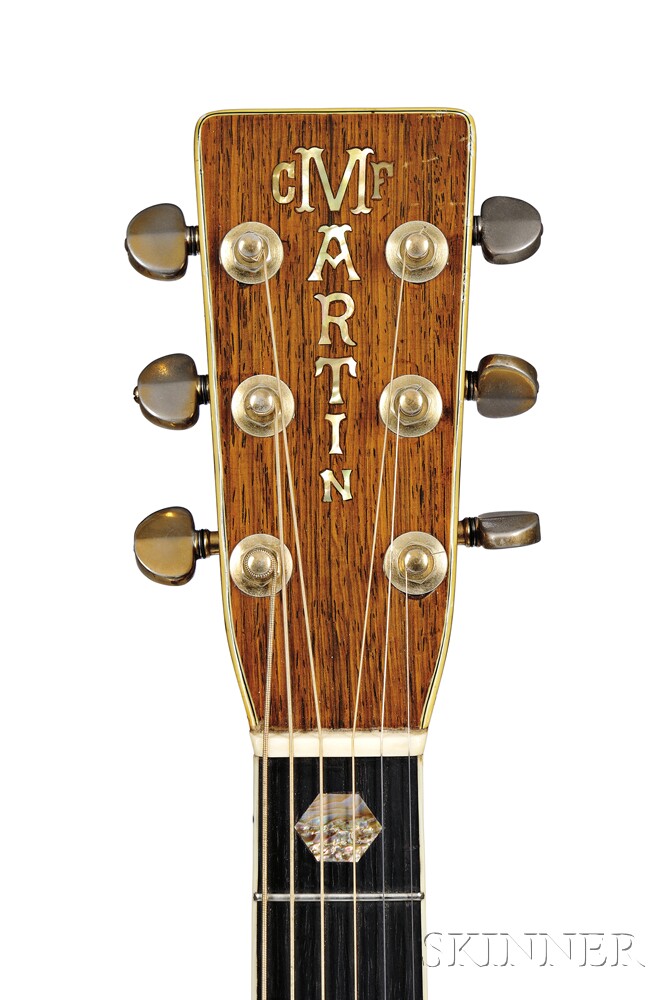 C.F. Martin & Co. D-45 Acoustic Guitar, 1941, serial no 78631, with later case. C.F. Martin & Co. - Image 3 of 10
