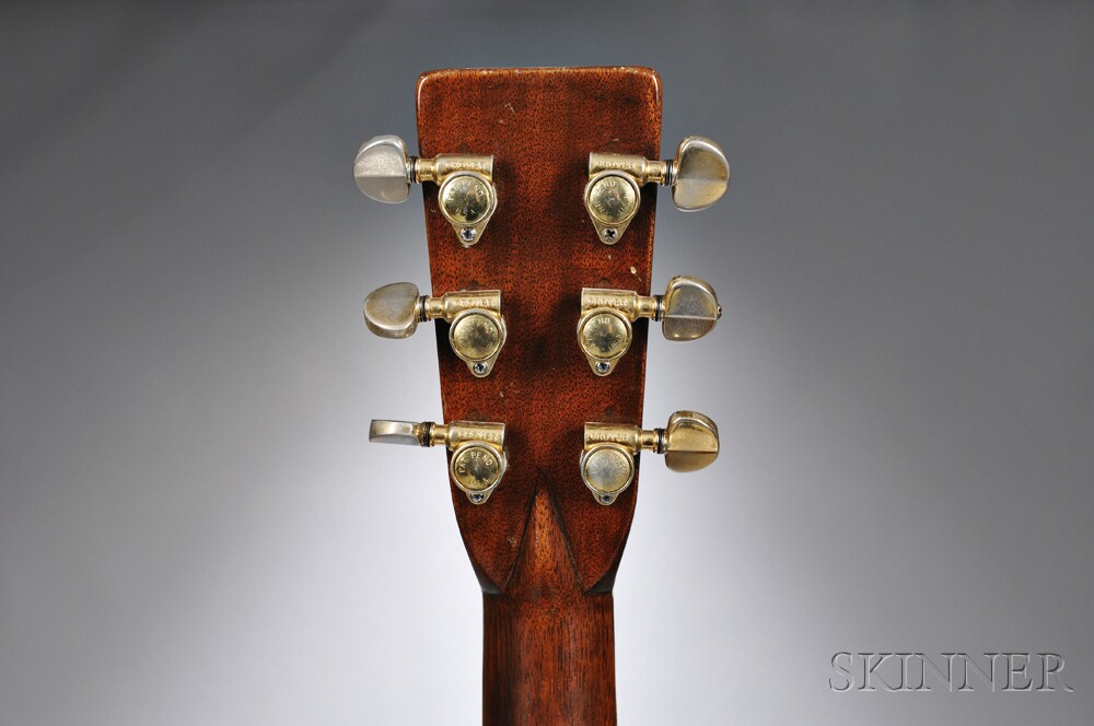 C.F. Martin & Co. D-45 Acoustic Guitar, 1941, serial no 78631, with later case. C.F. Martin & Co. - Image 4 of 10